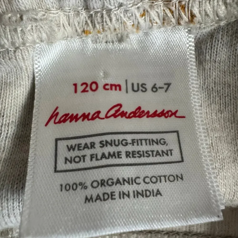 LOT of Kids Mismatched Pajamas Hanna Andersson Tea‎ Collection Boys 6/7 Cotton